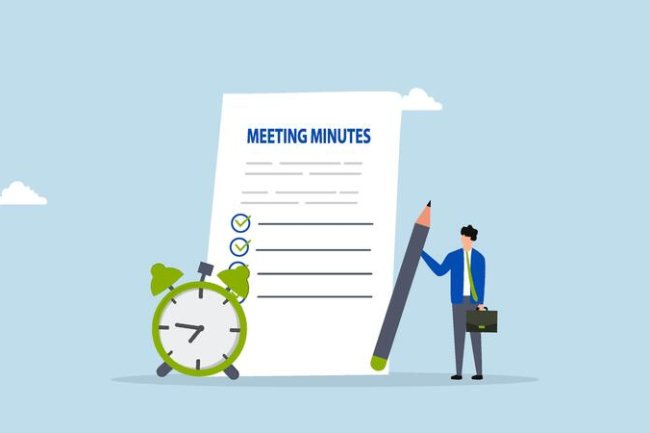 Goverment correspondence:- Minutes writing