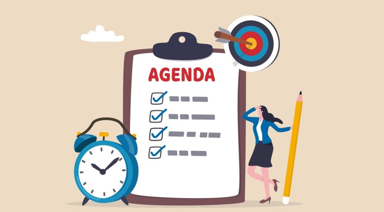 Goverment correspondence:- Agenda writing formats and example