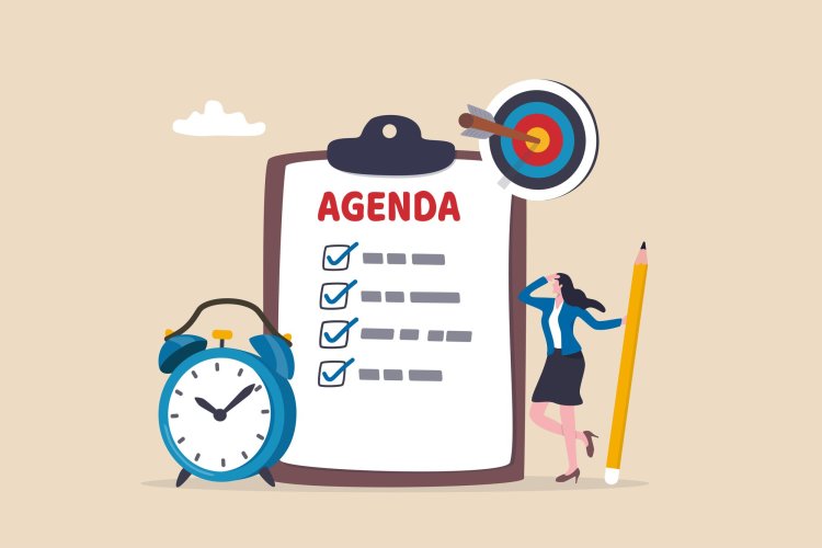 Goverment correspondence:- Agenda writing formats and example