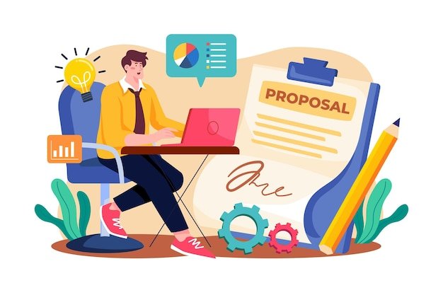 Goverment correspondence:- Proposal writing format and example