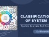 Classification of System in System Analysis and Design