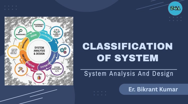 Classification of System in System Analysis and Design